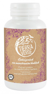 Čisticí prášek na menstruační kalíšek Tierra Verde (dóza 200g)  (Gaia Magic Touch - na čištění kalíšku)