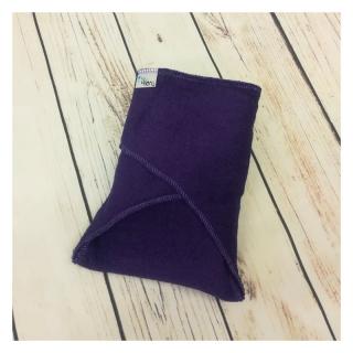 PUK® kalhotková plenka na snappi sponku By Veru - Temně fialová (Jednovelikostní kalhotková plenka z bambusového froté na zapínání na snapku By Veru)