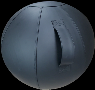 Designový míč - PU kůže (černá)
