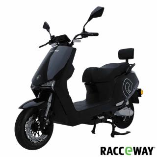 Elektroskútr RACCEWAY® GALAXY, černý (motor 1200W, rychlost 45km/h, dojezd 53km, led osvětlení, Olověná baterie, dálkové ovládání s alarmem, nosnost 150kg)