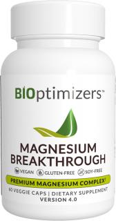 BiOptimizers | Hořčík - Magnesium Breakthrough kapsle Obsah: 60 ks