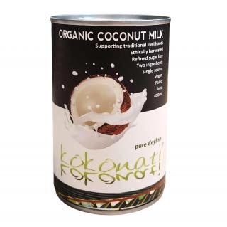 Ceylon Kokonati | Bio Kokosové mléko - 72% dužiny - 400 ml