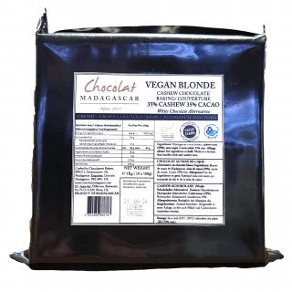 Chocolat Madagascar | 35 % bílá čokoláda na pečení - Vegan Blonde