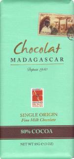 Chocolat Madagascar | 80% mléčná čokoláda - Sambirano - 85 g