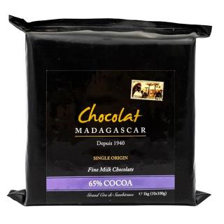Chocolat Madagascar | Mléčná čokoláda na pečení - 65 % kakaa