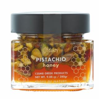 Dakry Olive | Bio med - Pomerančový květ s pistáciemi - 310 g