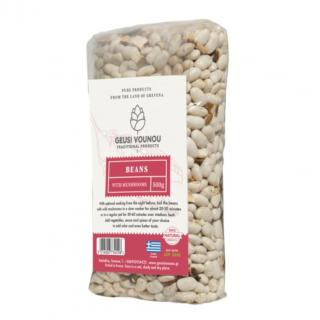 Geusi Vounou | Bílé fazole s hříbky - 500 g - pravebio.cz