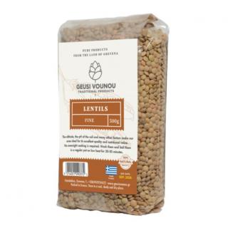 Geusi Vounou | Řecká čočka - 500 g - pravebio.cz
