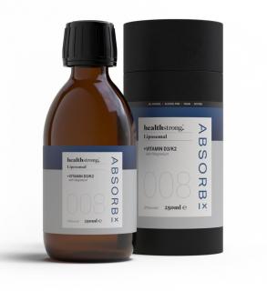 Healthstrong | Lipozomální D3+K2 s hořčíkem - 250 ml