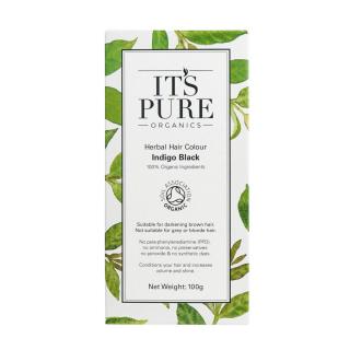 It's Pure | Přírodní barva na vlasy - Černý Indigo odstín Obsah: 100 g