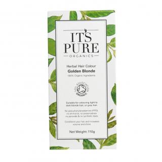It's Pure | Přírodní barva na vlasy - Zlatá blond odstín Obsah: 100 g