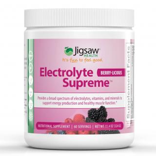 Jigsaw Health | Elektrolyty Supreme™ - Berrylicious - 5 g, 324 g, 60 ks Obsah: 324 g