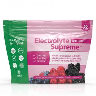 Jigsaw Health | Elektrolyty Supreme™ - Berrylicious - 5 g, 324 g, 60 ks Obsah: 60 ks