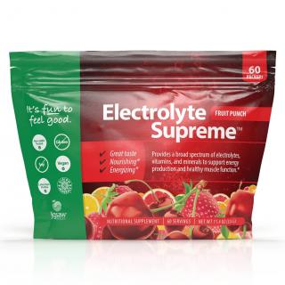 Jigsaw Health | Elektrolyty Supreme™ - Ovocný punč - 5.6 g, 336 g, 60 ks Obsah: 60 ks