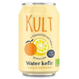 Kult Kefir | Bio Vodní kefir s příchutí yuzu a mandarinky - 330 ml