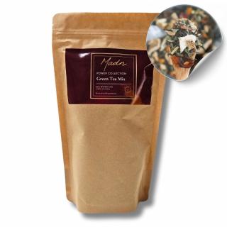 Madn Tea | Green Tea Mix - Bio směs zeleného čaje s bylinkami a ovocem Obsah: 200 g (náplň)