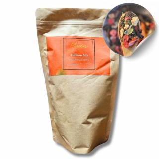 Madn Tea | Hibiscus Mix - Bio sypaný čaj s ibiškem, mátou a ovocem Obsah: 200 g (náplň)