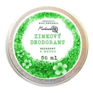 Medarek | Bio Zinkový deodorant sladká máta Obsah: 50 ml