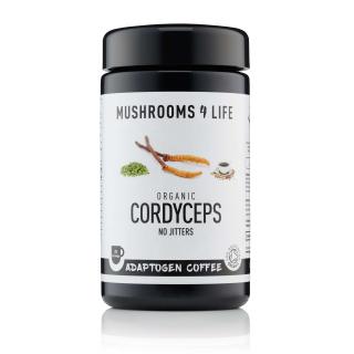 Mushrooms For Life | Bio Adaptogenní instantní káva - Cordyceps Obsah: 75g - 25 dávek