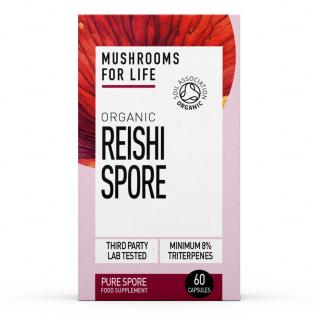Mushrooms for Life | Bio Reishi Spóry ( Lesklokorka lesklá)