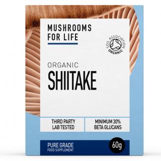 Mushrooms for Life | Bio Shiitake (Houževnatec jedlý) prášek