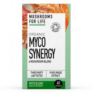 Mushrooms for Life | Bio Směs 6 vitálních hub kapsle - MyCo Synergie