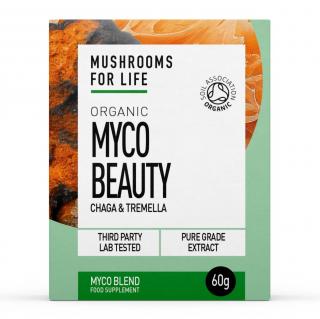 Mushrooms for Life | Bio Tremela a čaga prášek - Myco Beauty