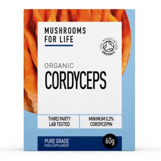 Mushrooms4Life | Bio Cordyceps (Housenice čínská) prášek - 60 g