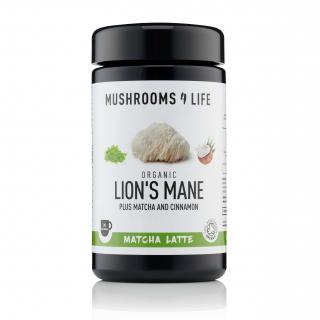 Mushrooms4Life | Kokosové latté - Hericium & Matcha - 5.5 g, 55 g, 110 g Obsah: 110g - 20 dávek