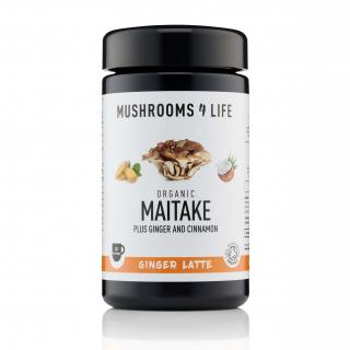 Mushrooms4Life | Kokosové latté - Maitake & Ginger - 5.5 g, 55 g,110 g Obsah: 110g - 20 dávek