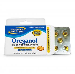 North American Herb & Spice | Oreganové kapsle P73 - Original Strength Obsah: 10 kapslí