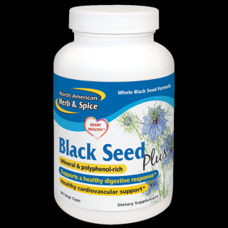North American Herb & Spice | Sušené byliny kapsle - Black seed Plus - 90 ks