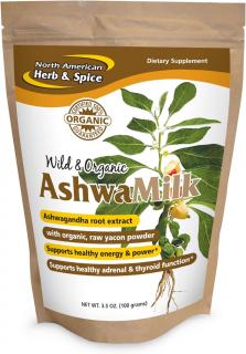 North American Herb & Spice | Sušený nápoj z ašvagandy - AshwaMilk - 100 g