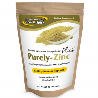 North American Herb & Spice | Wholefood zinek - Purely ZINC Plus - 150 g, 500 g Obsah: 150 g