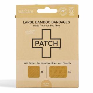 Patch - Bambusové náplasti úzké - Natural - 10 ks