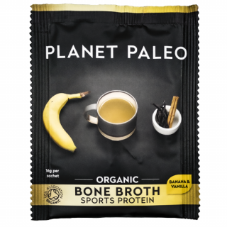 Planet Paleo | Bio sušený protein - BANÁN VANILKA - 16 g, 160g, 240 g, 480 g Obsah: 16 g
