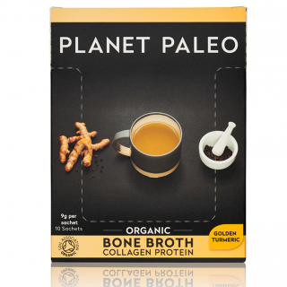 Planet Paleo | Bio Sušený vývar a protein - KURKUMA - 9 g, 90 g Obsah: 90 g