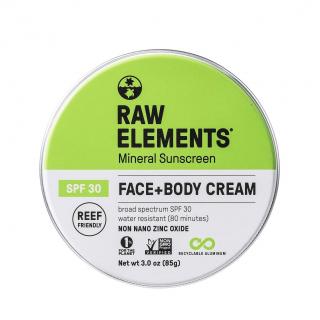 Raw Elements | Minerální opalovací krém - SPF 30 (TIN) - 85 g