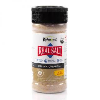 Real Salt™ - Ochucená mořská sůl  Jemně mletá s bio cibulí - 1 g - 234 g Obsah: 234 g