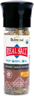Real Salt™ - Ochucená mořská sůl  S bio česnekem a pepřem
