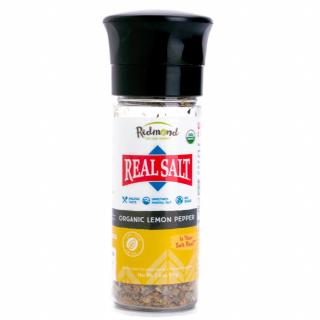 Real Salt™ - Ochucená mořská sůl  s bio citronovou kůrou a pepřem - 94 g