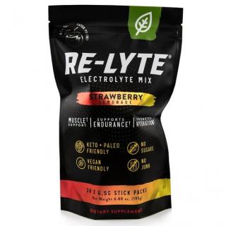 Redmond | Re-Lyte® Hydration elektrolyty - Jahodová limonáda Obsah: 30 dávek (sáčky)