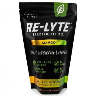 Redmond | Re-Lyte® Hydration elektrolyty - Mango Obsah: 30 dávek (sáčky)