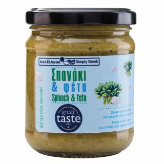 Simply Greek | Bio Pomazánka se špenátem a fetou