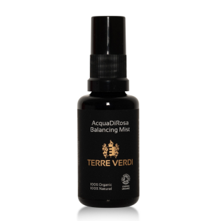 Terre Verdi | Bio Hydrolát růže damašská - Acqua di Rosa - 5 ml, 30 ml, 100 ml Objem: 30 ml