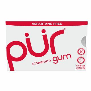 The PUR Company | Xylitol žvýkačky PÜR  - Cinnamon - 9 ks, 55 ks Obsah: 9 ks