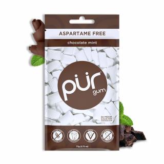 The PUR Company | Xylitol žvýkačky PÜR  - Mint Chocolate - 9 ks, 55 ks Obsah: 55 ks