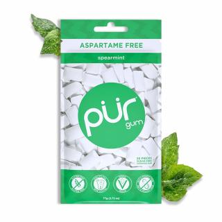 The PUR Company | Xylitol žvýkačky PÜR - Spearmint - 9 ks, 55 ks Obsah: 55 ks