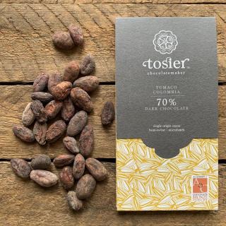 Tosier | 70% tmavá čokoláda - Fairtrade Kolumbie - 60 g