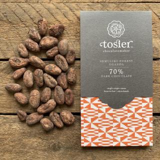 Tosier | 70% tmavá čokoláda - Fairtrade Uganda - 60 g
